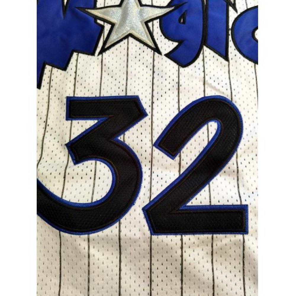 Men's Orlando Magic Shaquille O'Neal #32 Throwback White 93-94 Hardwood Classics Jersey-Pro Kit Vault | Brand New 26/27 Sports Jerseys